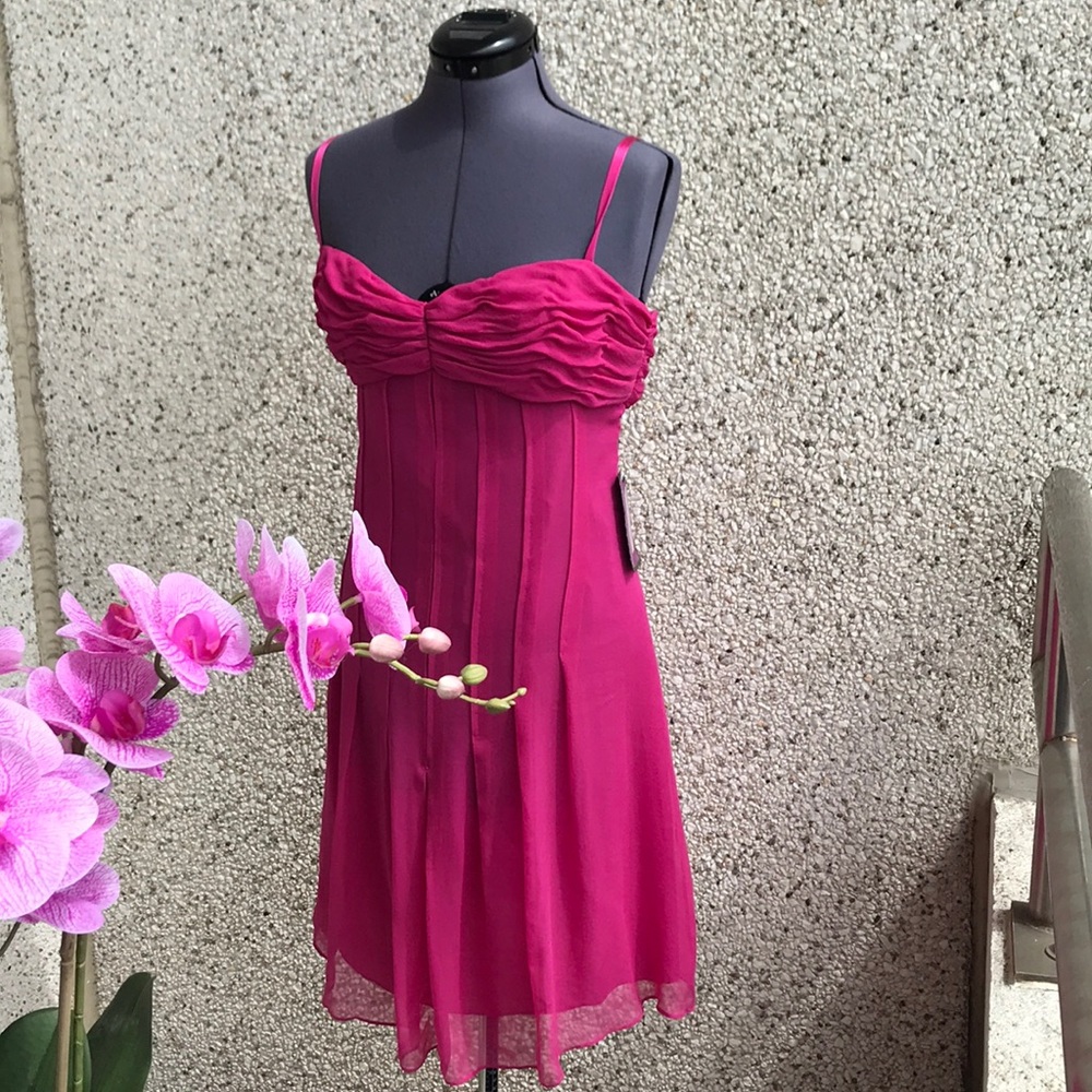 Sweetheart "Laura" 100% Silk Dress  L   New